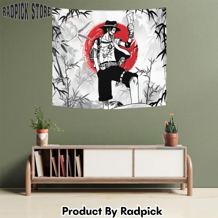 Portgas d ace tapestry custom anime wall decor  rp5942347